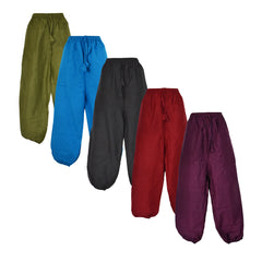 Plain Cotton Harem Trousers