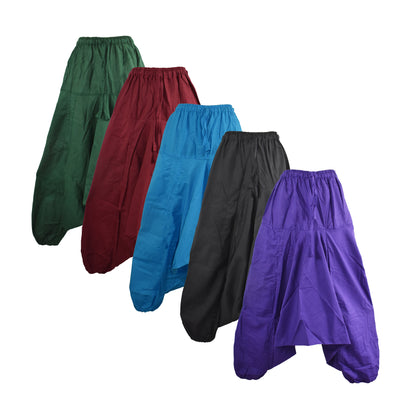 Plain Cotton Harem Trousers