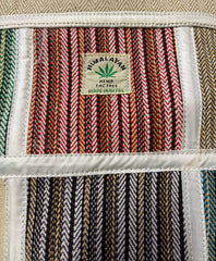 Woven Cotton and Hemp Tote Shopping Bag