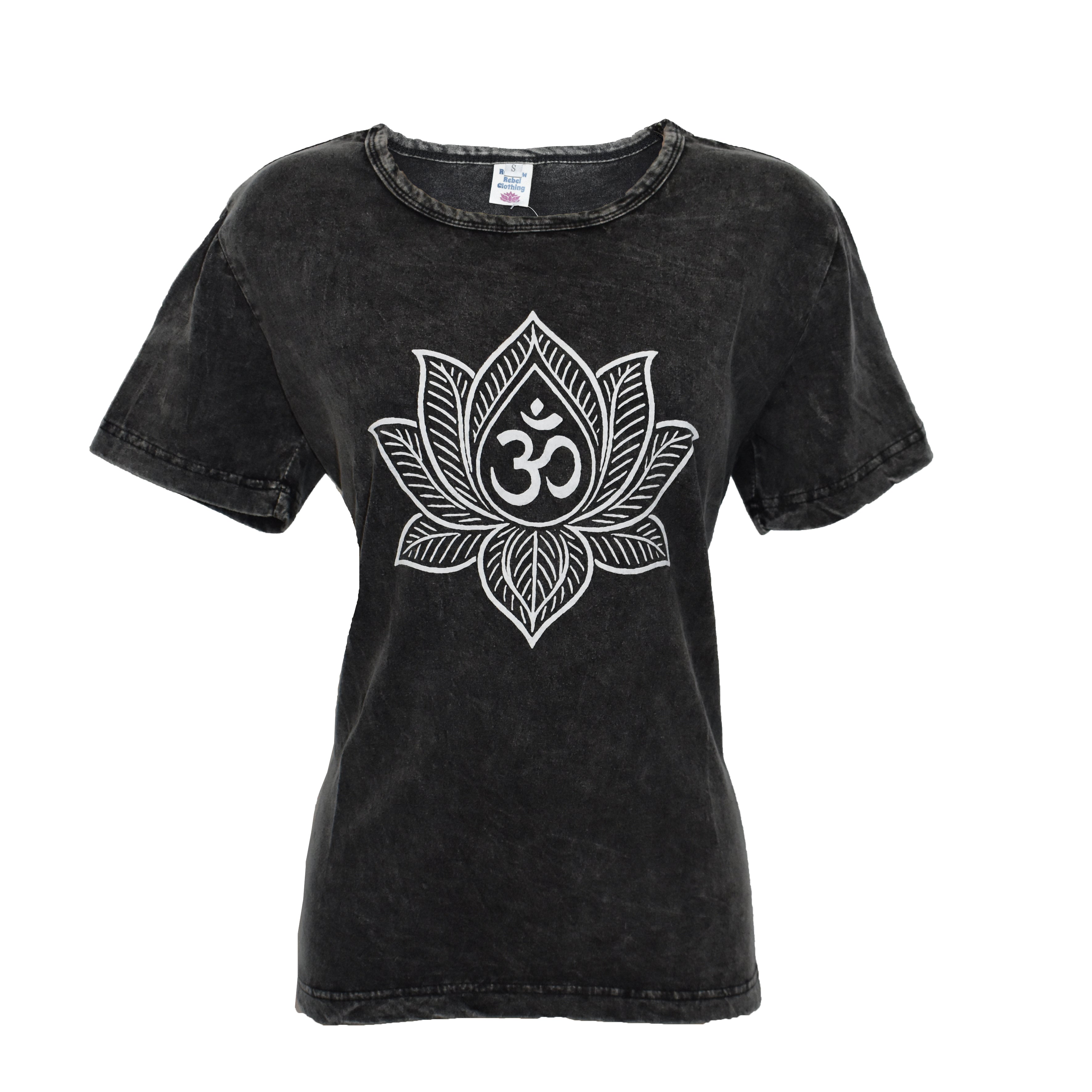 Lotus Print T Shirt Top