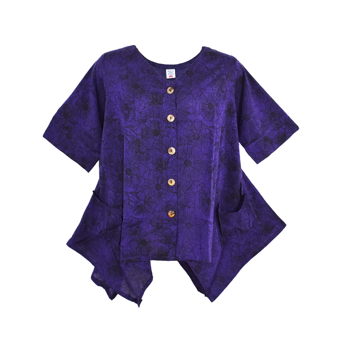 Floral Lagenlook Cotton Top