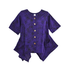 Floral Lagenlook Cotton Top