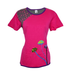 Mushroom Cotton T-Shirt Top