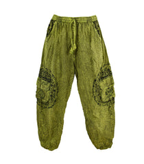 Geometric Print Harem Trousers