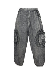 Geometric Print Harem Trousers