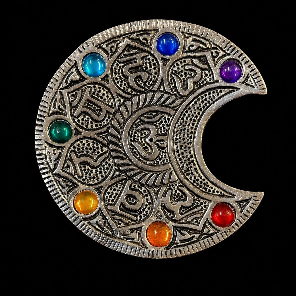 Recycled Aluminium Chakra Om Ash Catcher