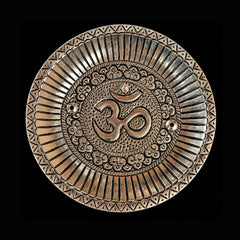 Recycled Aluminium Floral Om Ash Catcher