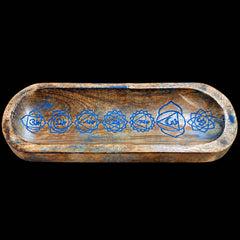Wooden Chakra Incense Ash Catcher