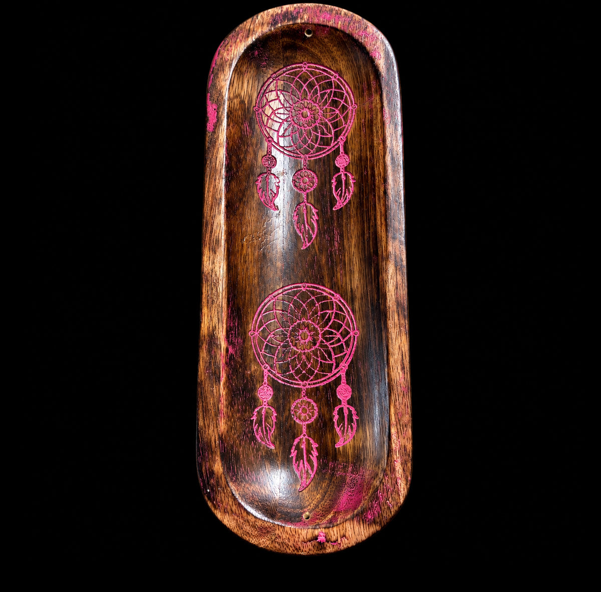 Wooden Dreamcatcher Incense Ash Catcher