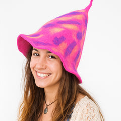 Striped Cone Hat