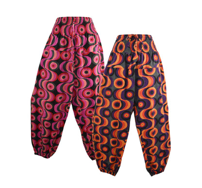 Geometric Print Cotton Harems