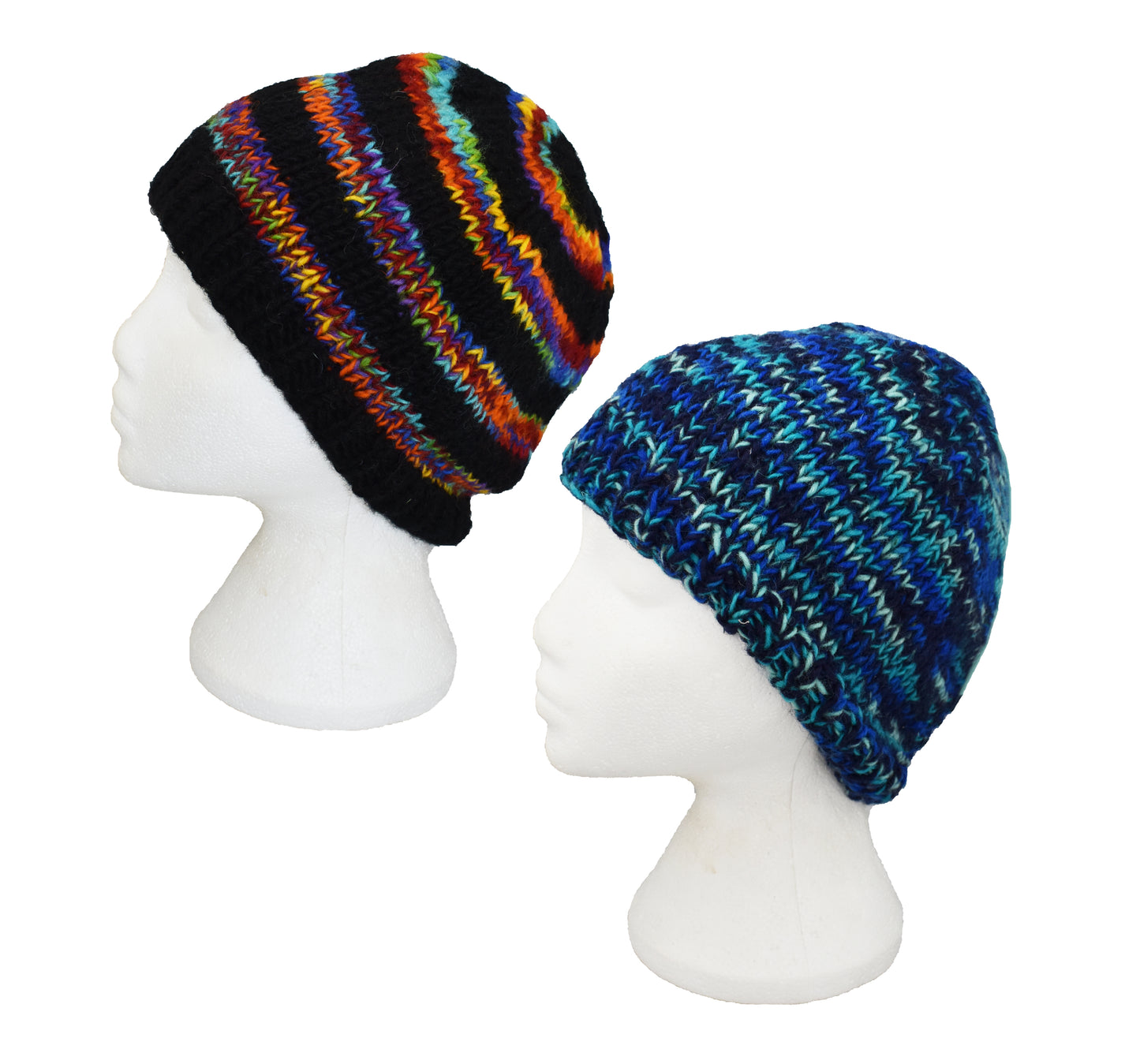 Knitted Wool Lined Beanie Hat