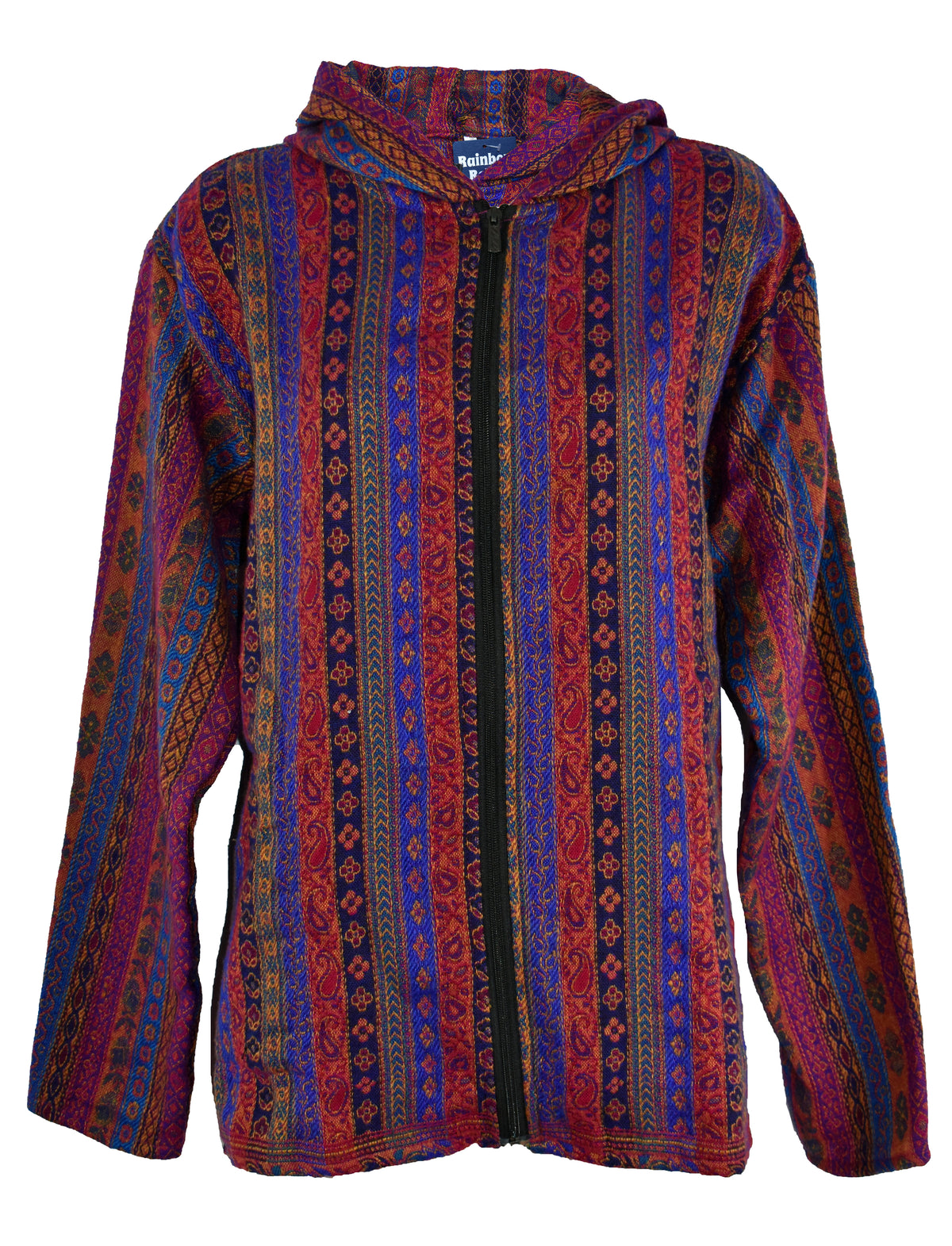Acrylic Fleece Zip Hooded Jacket