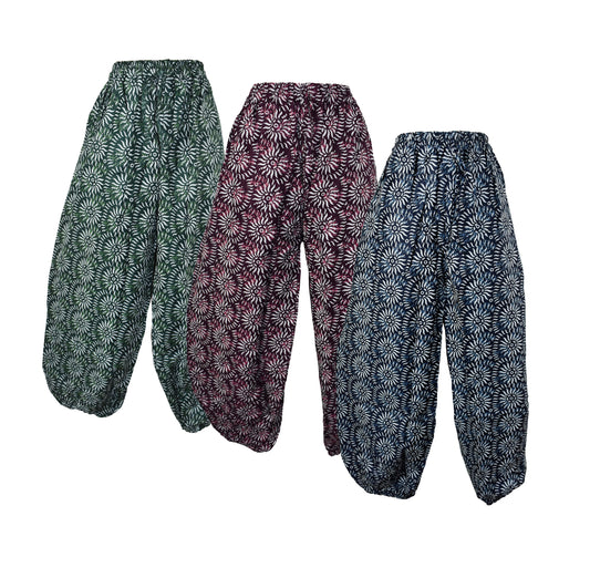 Spiral Sun Harem Trousers