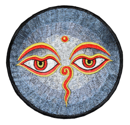 Large Lotus Eye Sew on Patch - 20cm