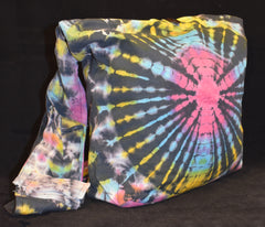 Tie Dye Cotton Monk Shoulder Bag