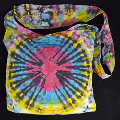 Tie Dye Cotton Monk Shoulder Bag