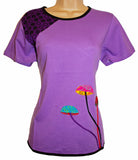 Mushroom Cotton T-Shirt Top