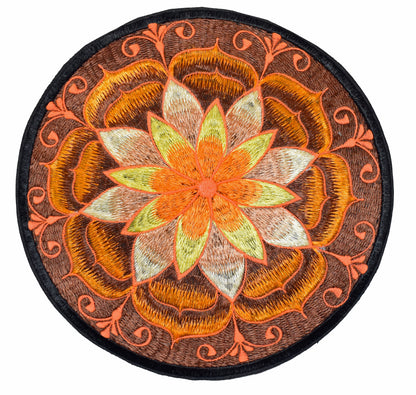 Large Lotus Sew on Patch - 20cm