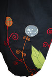 Hippy Flower Pattern Cotton Trousers
