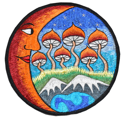 Large Mushroom Sew on Patch - 20cm