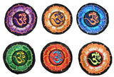 Lotus Flower Om Sew On Patch - 6cm