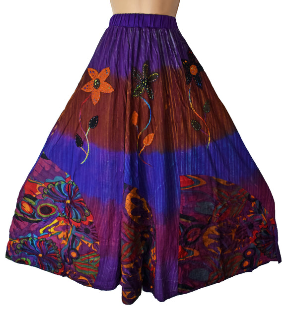 Gypsy Embroidered Skirt