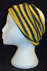 Long Double Striped Cotton Hair Band