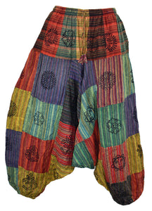 Tibetan Patchwork Harem Trousers