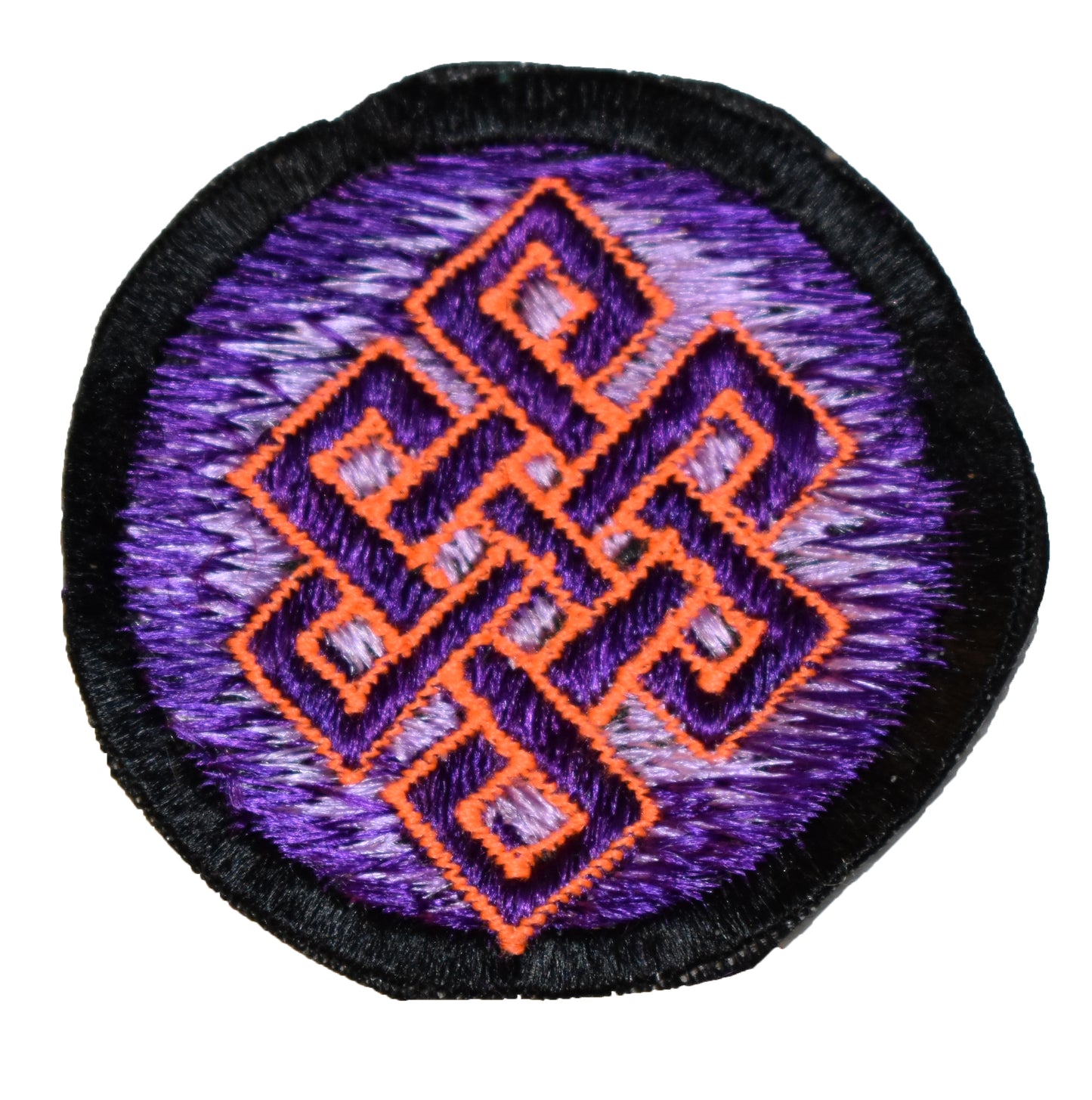 Tibetan Knot Sew on Patch - 6cm
