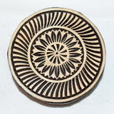 Indian Wood Printing Block - Circle