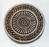 Indian Wood Printing Block - Circle