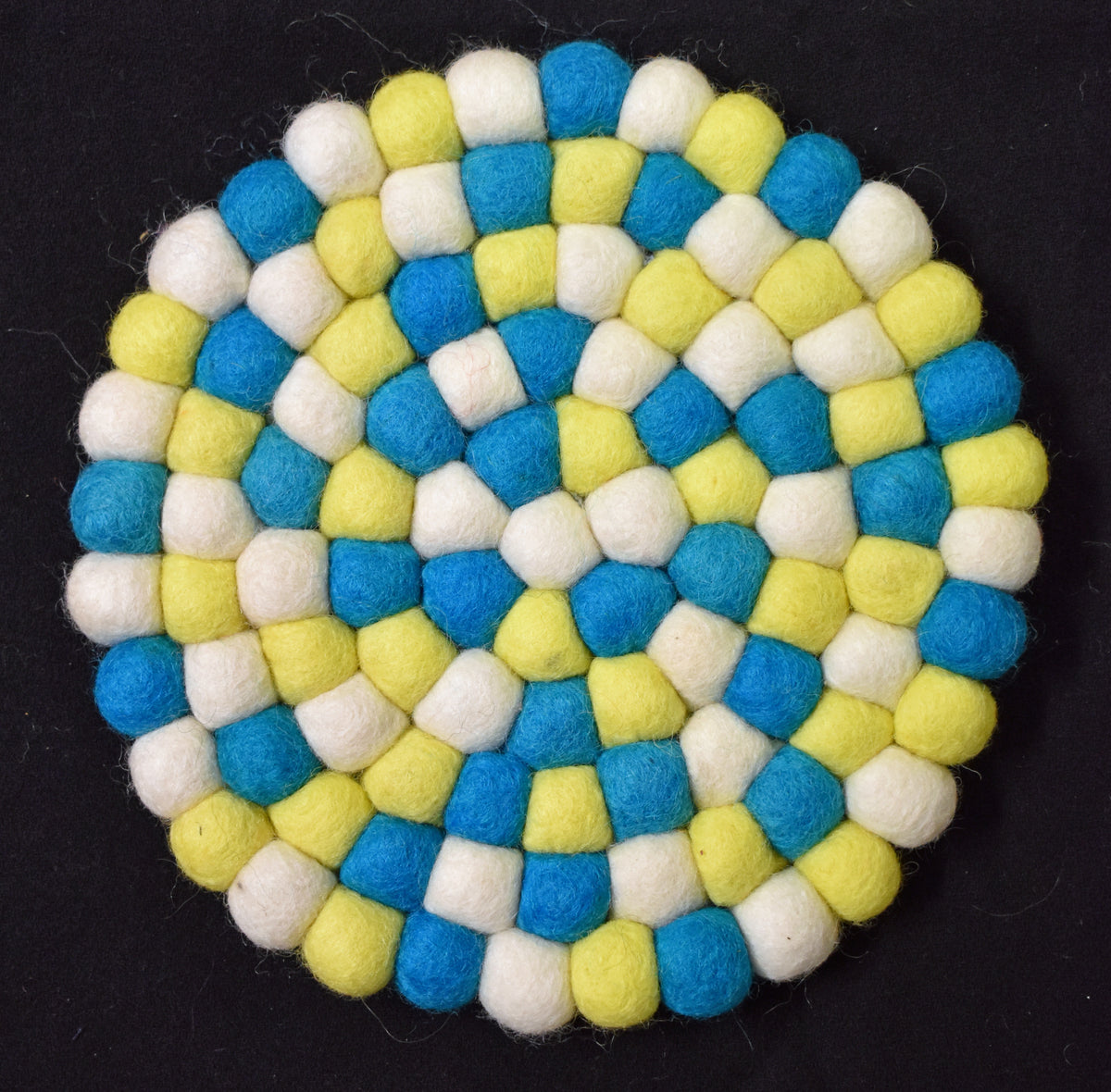 Large Green Felt Ball Mat 20cm