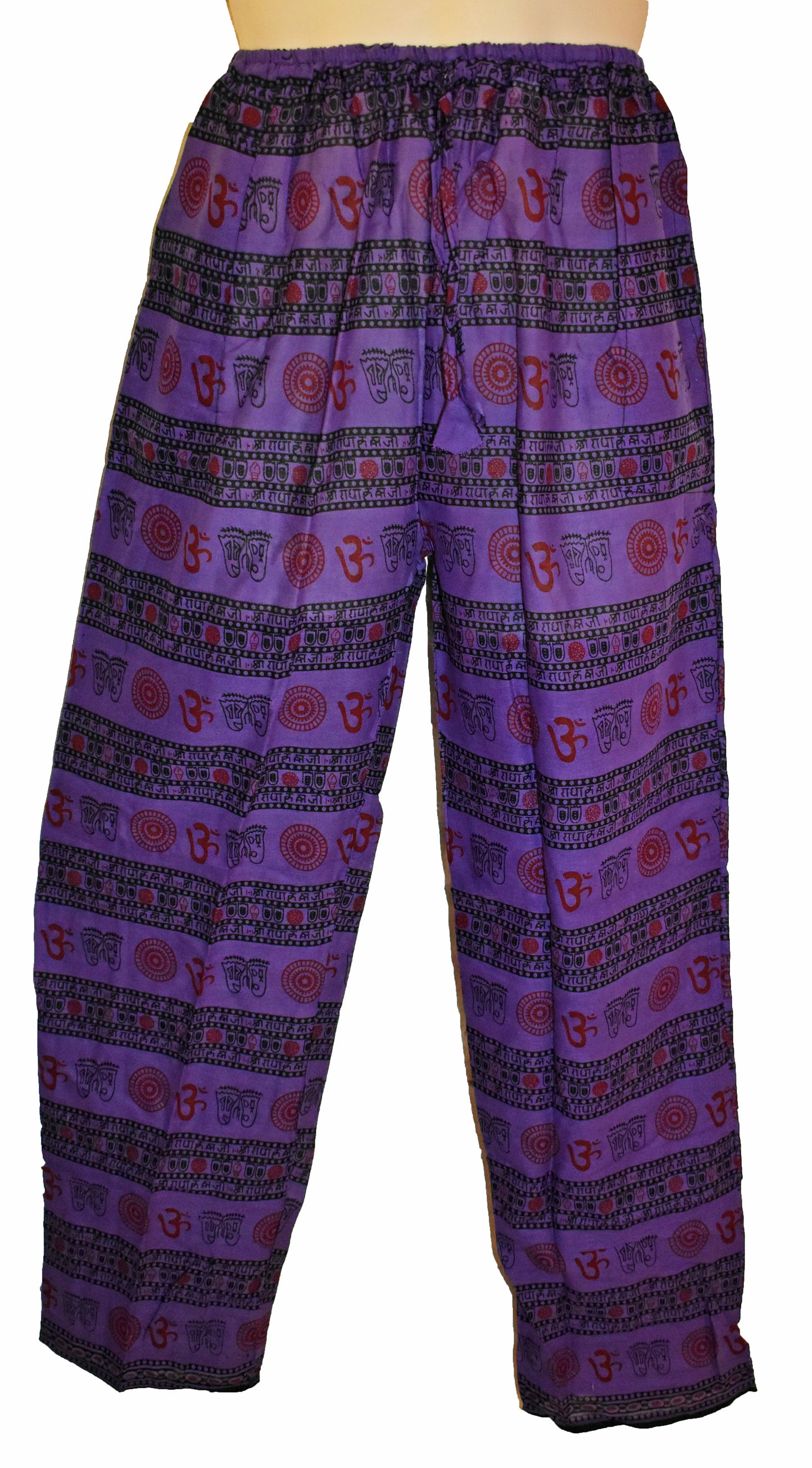 Summer Printed Cotton Trousers