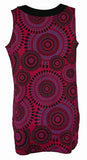 Circle Print Cotton Dress