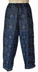 Summer Printed Cotton Om Trousers