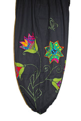 Hippy Butterfly & Flower Pattern Cotton "Marian" Trousers