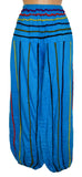 Striped Cotton Wide Leg Trousers