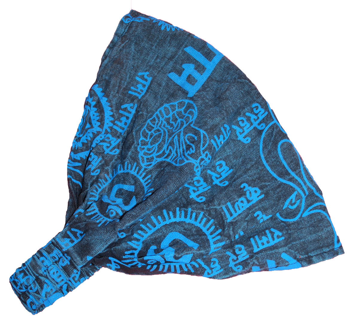 Om Print Cotton Hair Band