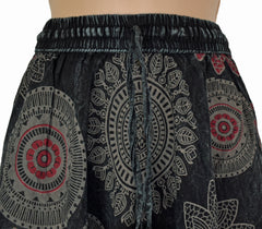 Circle Mandala Print Skirt