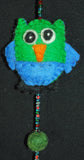 Fair Trade Bead & Felt Owl Hanging Dangley String