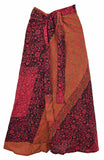 Fair Trade Floral Printed Cotton Wrap Skirt