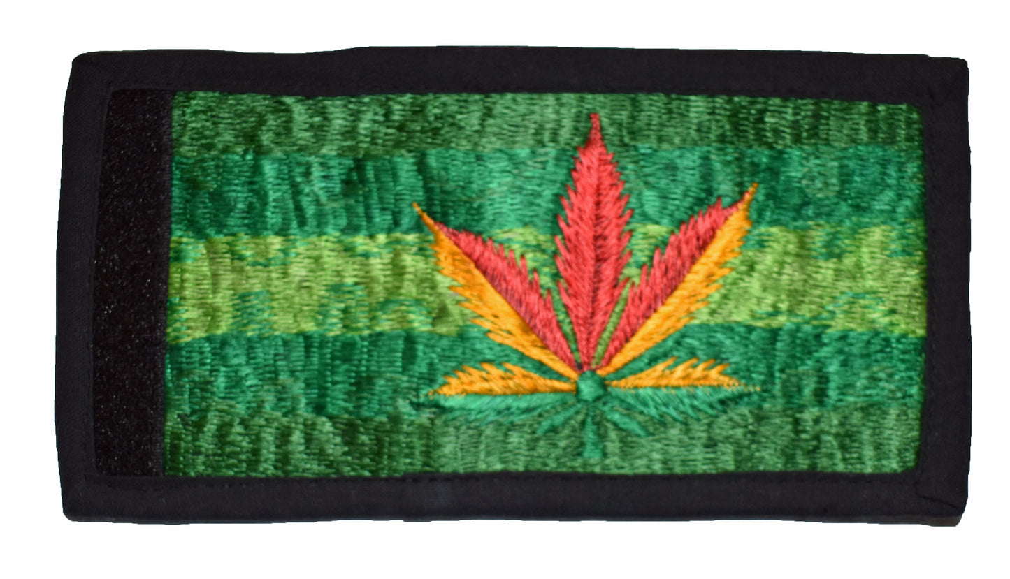 Hippy Leaf Cotton Wallet