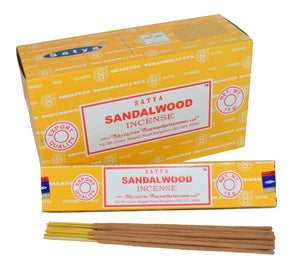 Satya Sandalwood Incense 15g 12 Sticks