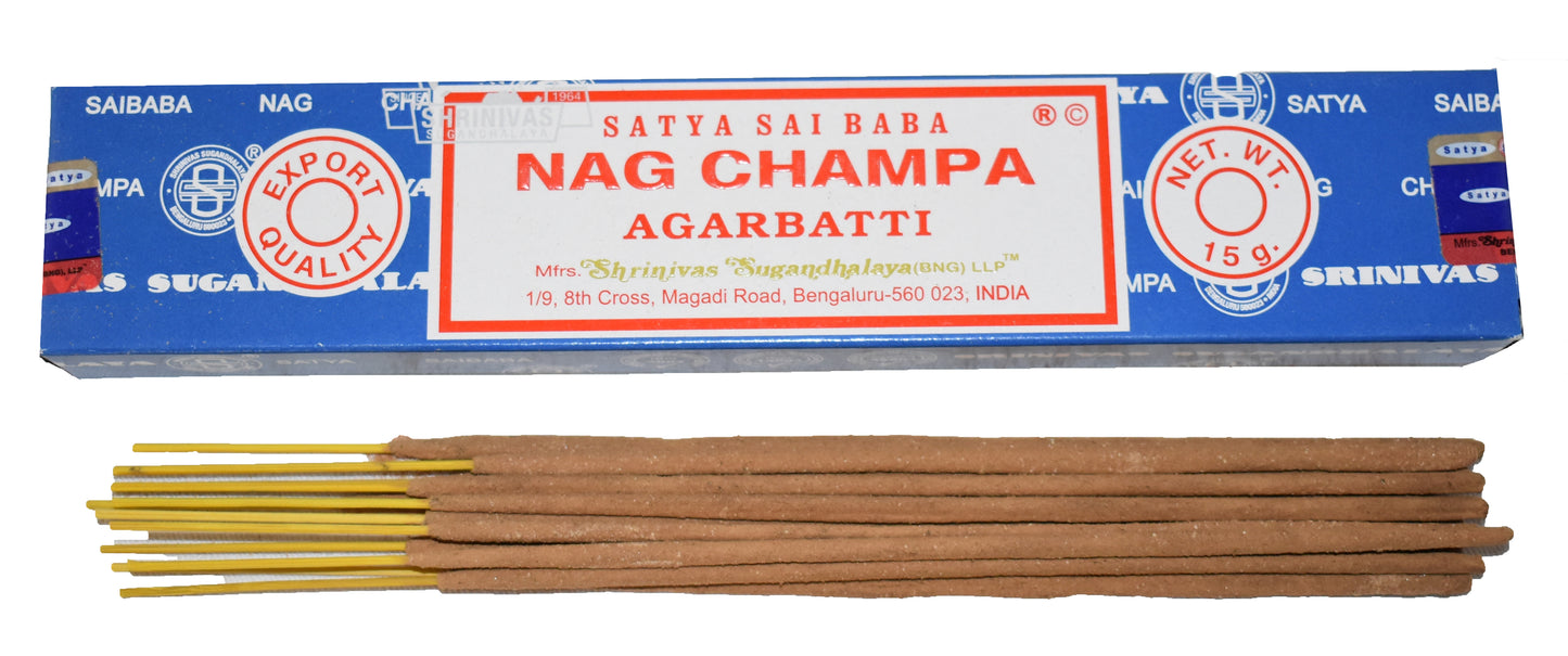 Satya Nag Champa Incense 15g 12 Sticks