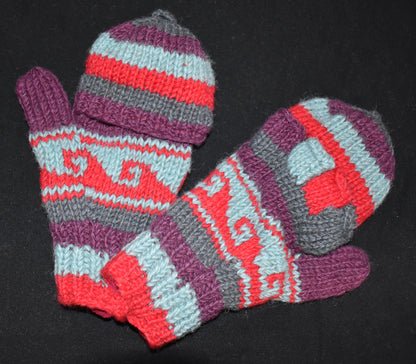 Knitted Wool Fleece Lined Gloves
