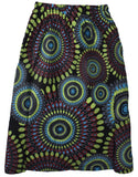 Mandala Print Cotton Skirt