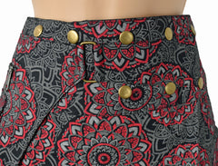 Popper Miniskirt