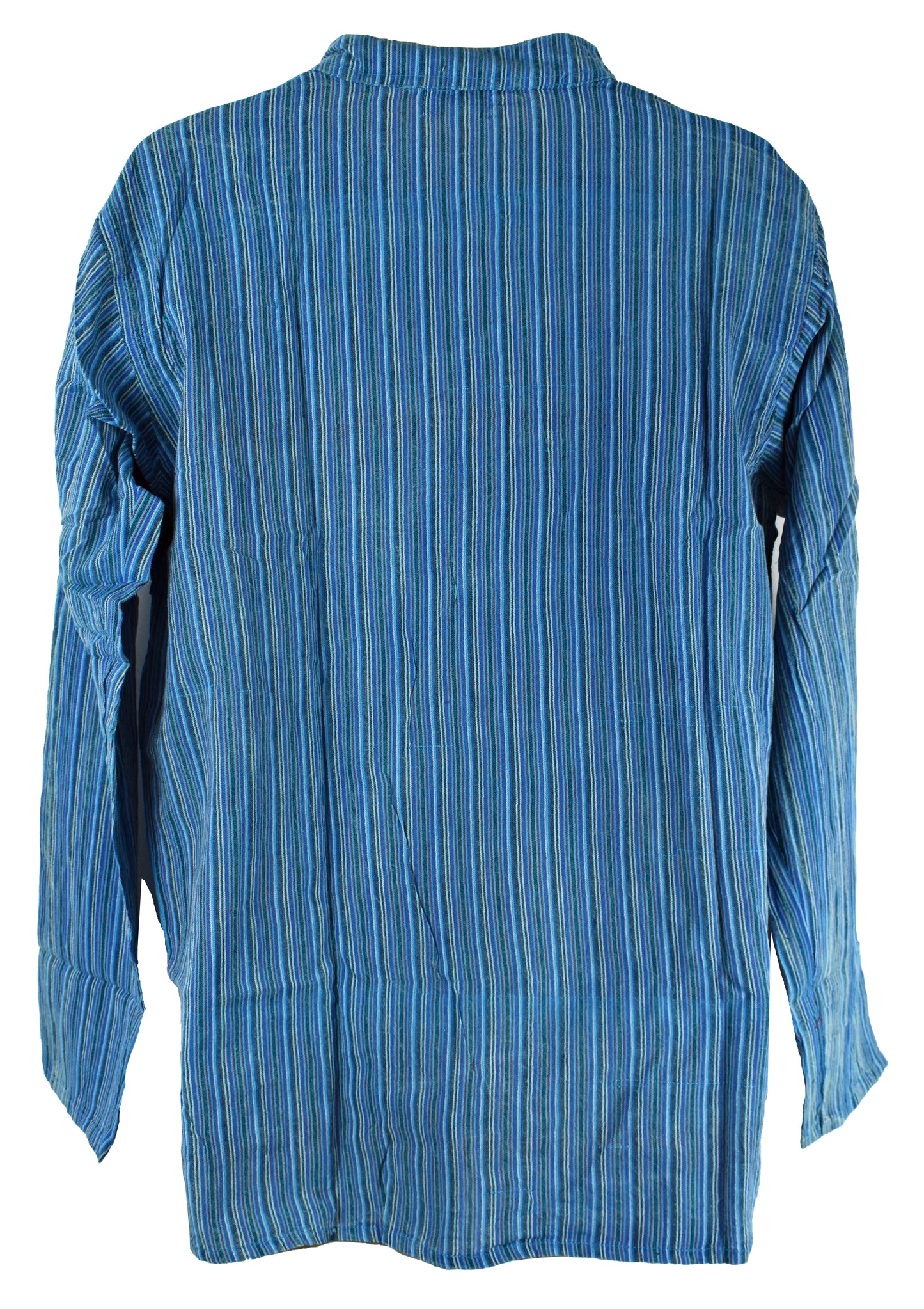 Stonewashed Cotton Striped Shirt