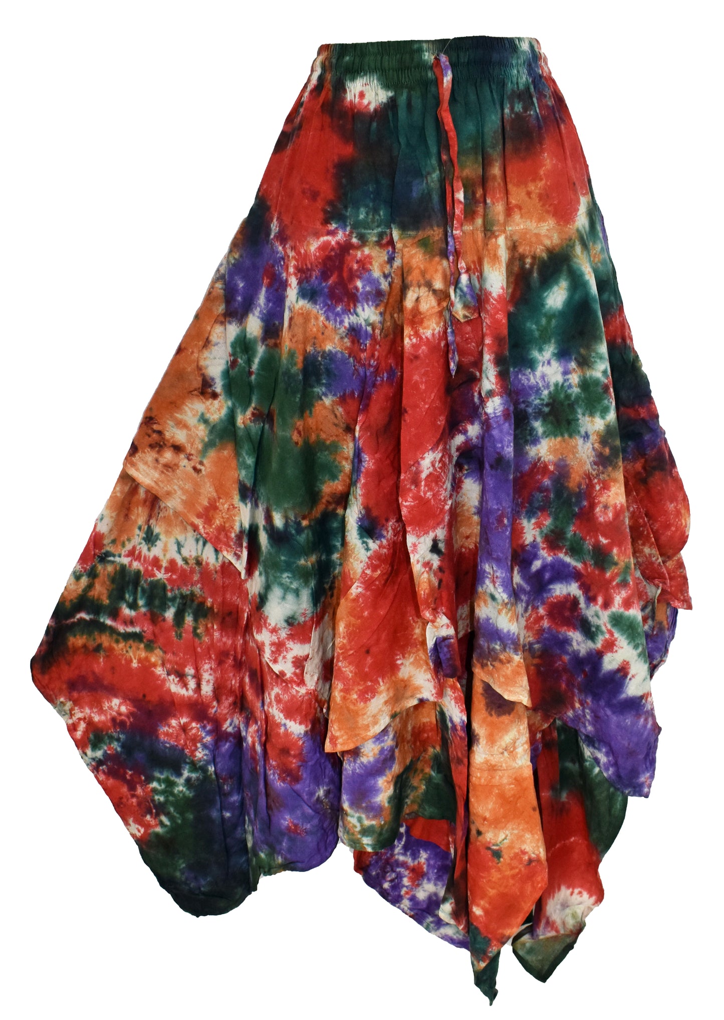 Pixie Hem Tie Dye Skirt - Small